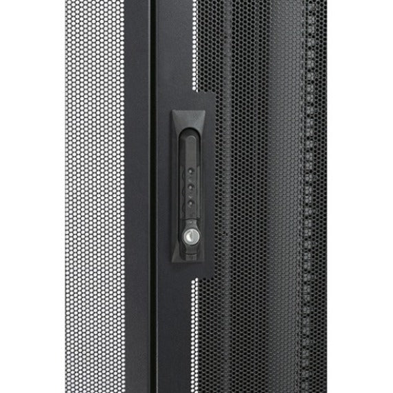 APC combination lock handle installed on NetShelter enclosure door-alternate-image5