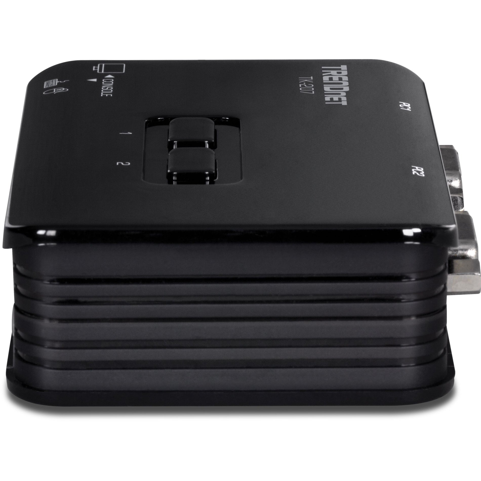 TRENDnet TK-207K 2-Port USB KVM Switch Kit, VGA/SVGA, 2048 x 1536, 2 Year Warranty, NDAA Compliant