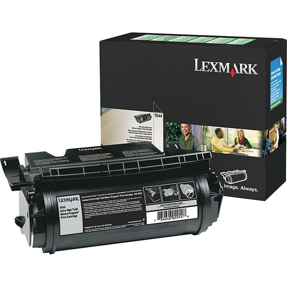 Lexmark 64475XA Black Extra High Yield Return Program Toner Cartridge, 32000 Pages