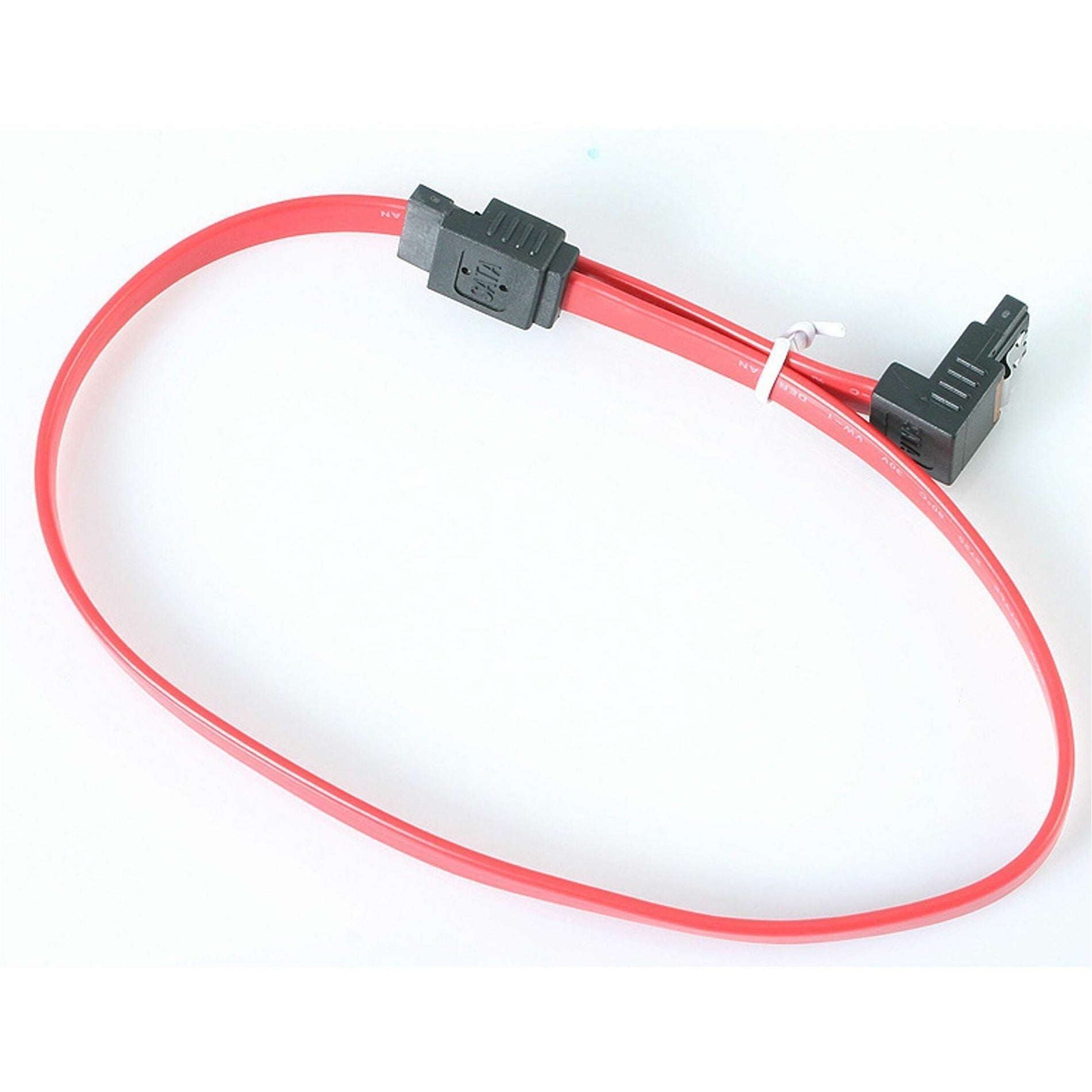 StarTech.com LSATA18RA1 18in Latching SATA to Right Angle SATA Serial ATA Cable, Locking Latch, 6 Gbit/s Data Transfer Rate