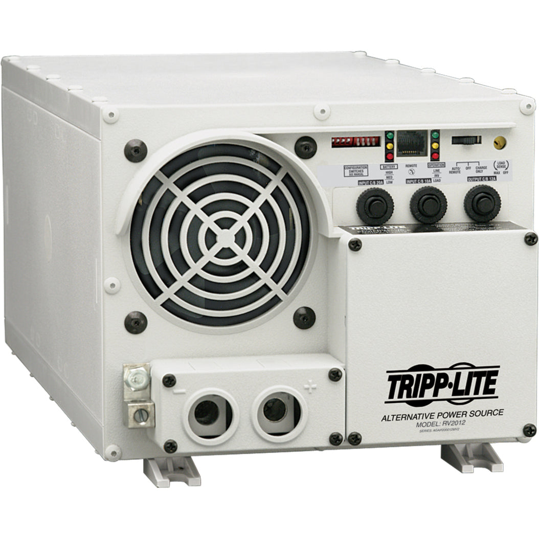 Tripp Lite RV1512UL PowerVerter RV Power Inverter With Charger, 1500W, 12V DC to 120V AC