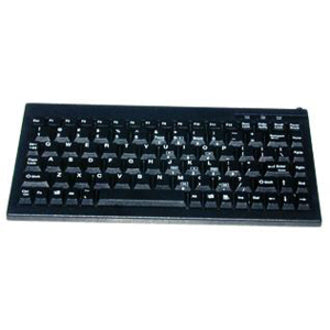 Solidtek KB-595BU Mini Keyboard, 88 Keys, Black, USB, Spill Resistant