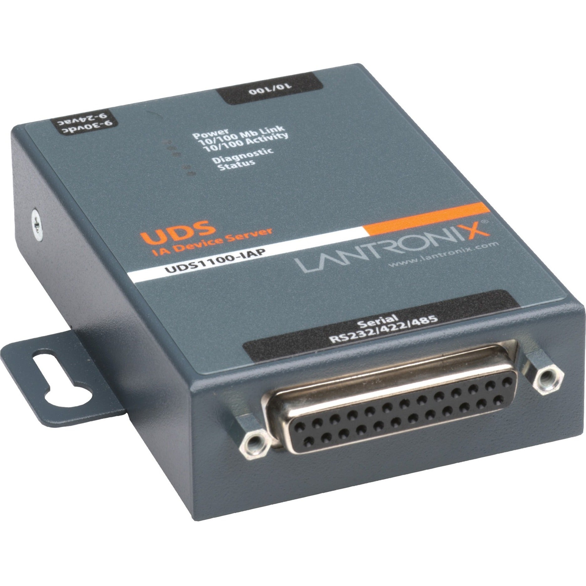 Lantronix UD1100IA2-01 UDS1100-IAP Industrial Device Server, Fast Ethernet, Wall Mountable