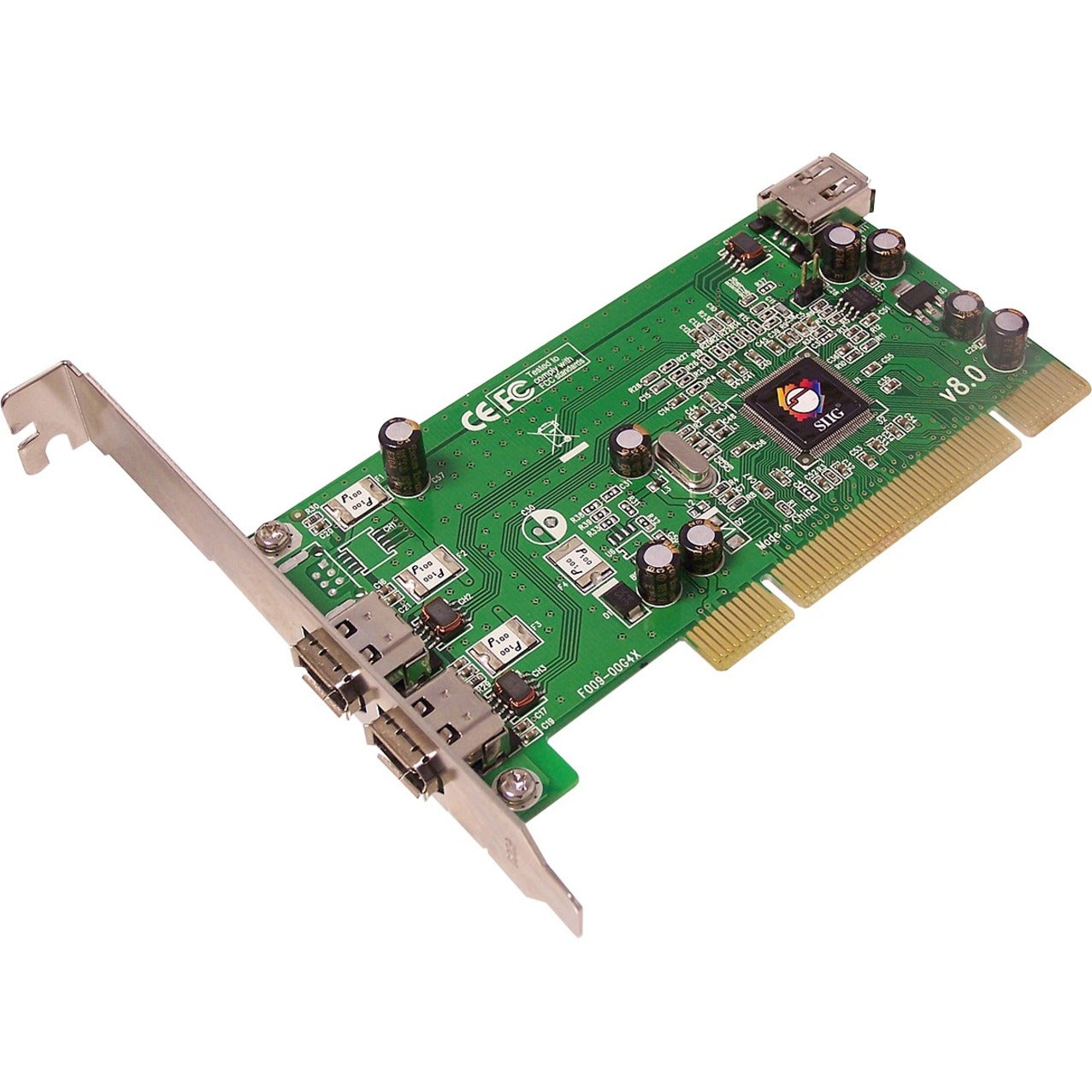 SIIG NN-440012-S8 3 Port 1394 PCI i/e Adapter, Lifetime Warranty, Plug-in Card